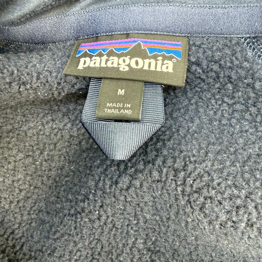 Patagonia Women's M Better Sweater 1/4 Zip Fleece Navy Blue 25618 Gorpcore - Picture 5 of 8